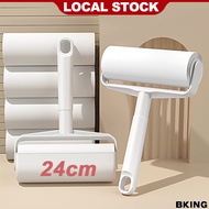 Lint Roller Cleaner Mop 24cm Sticky Roller Refill Hair Dust Floor Carpet Clothes Fur Lint Remover