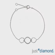 【Just Diamond】18K金鑽石手鍊-Wish