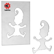 Gnome Stencil Footprints Footprint Template Window Decorations Mini Gnome Stencil Footprints Gnome D