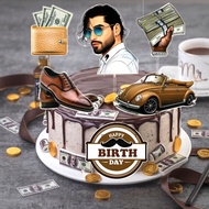 Gentleman XMan Happybirthday Cake Decorations Cake Decorations