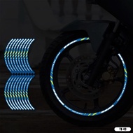 Reflective Air Blade Motorcycle Rim Sticker, AB AirBlade Motorcycle Rim Decal