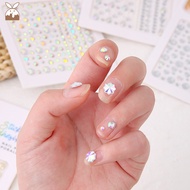 【CH】Heart Pearl DIY Face Diamond Sticker Children Gem Diamond Sticker Stage Diamond Sticker