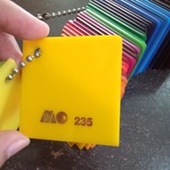 Acrylic A2 Sheet 2mm Acrylic 2 mm Yellow Marga Cipta