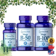 Puritan's Pride Vitamin b-Complex and b-12 b12 b50 b100 b b-100