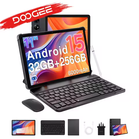 【Brand+】Doogee Tab G6+ 2 in 1 Tablet Pc Android 15 Gemini Ai Dual Speakers 8000Mah Battery 32Gb(8+24