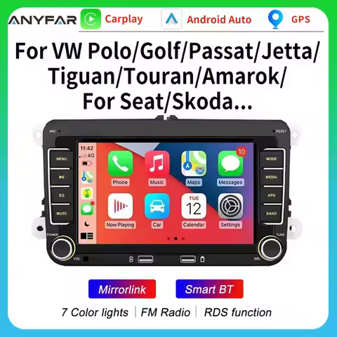 Auto Carplay Radio GPS For VW Volkswagen VW Golf GTI GTR Caddy New Beetle Sharan Amarok WiFi Car Pla
