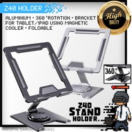 [IM] Z40 Aluminum Stand Holder for iPad tablet Bracket Docking Foldable Cooler Gamer Gaming hp Funco