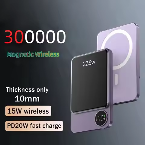 Magnetic Power Bank for IPhone 16 15 Magsafe Powerbank Ultra Thin 22.5W Fast Charging Portable Charg