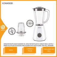 Kenwood Blender - White (1.5L/400W) BLP10.A0WH