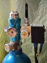 養水草水族CO2魚缸二氧化碳樽瓶帶電控閘掣電磁閥