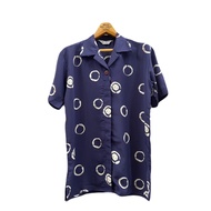 Vintage Shirt For Women Blue Chest 41 Waist 41 Shoulder 17 Length 29 Bon Appetit Brand Japanese Made