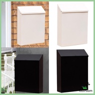 [Toolroom] Wall -mounted Mailbox, Dropbox with Lock, Metal Letter Box, Wall Hanging, Mailbox, Newspa