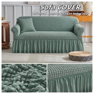 1/2/3/4 Seater Sarung Sofa Cover Universal Elastic Couch Cover Elastic Couch Cover Sarung Kusyen