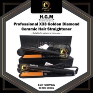 HGM Professional X33/X33L Golden Diamond Ceramic Hair Straightener / Flat Iron