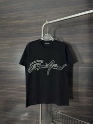 ARmani Tee 阿瑪尼胸前刺繡圓領短袖T恤衫