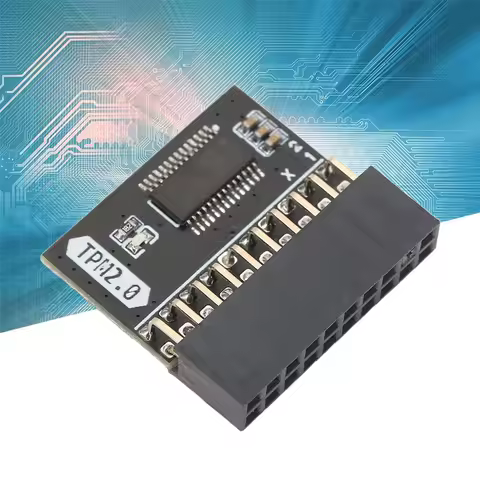 TPM Security Module 2.0 LPC Interface 14 Pin MSI X99 Multi-brand Motherboards Compatible Model X99JS