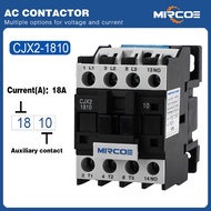 Ac Contactor CJX2 (LC1-D) 1810-18A for Motor Starter and Electrical Control Panel 220V-240V 110V 380