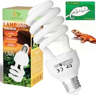 UVA for Chameleon Reptiles Bulb Reptile Light Bulb UVB Gecko Lamp,UVB UVB Light 15W Compact Turtle B