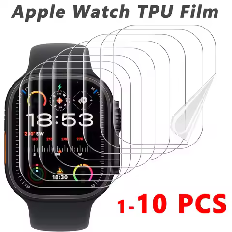 3-5PCS Hydrogel Film for Apple Watch S10 11 46mm Ultra 3 49mm Smart Watch Protective Film for Apple 