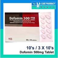 [Exp: 05/2026] Dofomin 500mg Tablet 10's/3X10's