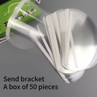 50 Pcs Hairdressing Haircut Face Mask Shield Cover Hair Face Cover Pro Salon Hair Styling Care Tools