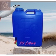H2O brand 5 Gallon Slim Container 20 Liters - PLASTIC NA WALANG AMOY