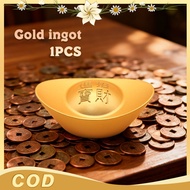 1Pcs Yuan Bao Gold Metal Alloy Material 68Pcs37mm Suitable for Graduation and Housewarming Tourist G