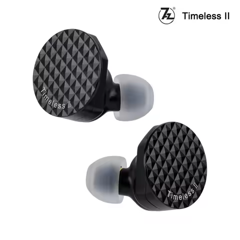 7Hz Timeless II Earphones Upgraded 14.5mm Planar Magnetic Driver IEM Hifi Wired Earbuds Tunable Nozz