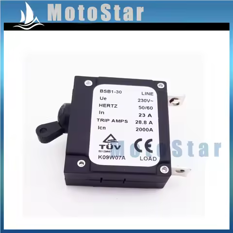 Circuit Breaker 23A In BSB1-30 230V 2000A Chinese Generator 28.8A Trip Amps HERTZ 50/60