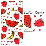 【Sara Garden】客製化 手機殼 Samsung 三星 Note8 保護殼 硬殼 可愛手繪水果