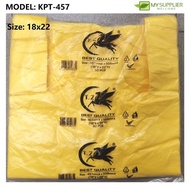 KPT-457 TZP 50PCS+- 457mm x 559mm 18X22 Singlet Plastic Bag / Tangkai Plastik Beg