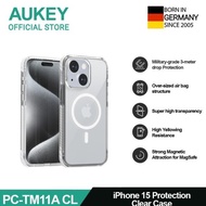 Aukey Iphone 15 Series Premium Protection Clear Case With Magsafe