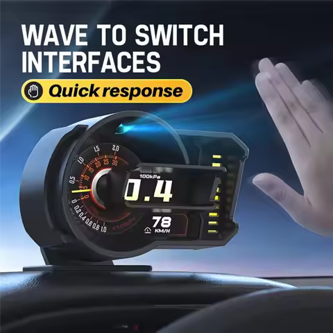 A590 HUD Fuel Consumption Turbine Curve Ambient Light Driving Score Multi-Function Head-Up Display A