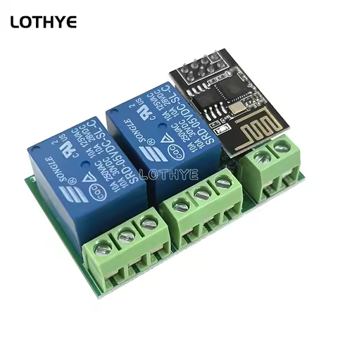 DC 5V ESP8266 ESP-01 / ESP-01S Dual Channel Wireless WIFI Relay Module 2 Channel ESP01 Low Level Con
