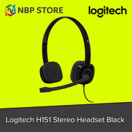 Logitech H151 Stereo Headset Black (981-000587)