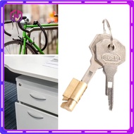 1set Cylinder Lock With Key Freezer Locks Copper Mailbox Lock Hardware Mailbox Lock