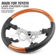 Toyota Land Cruiser FJ200 Steering Wheel (Light Wood)