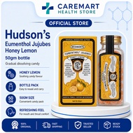 HUDSON'S "EUMENTHOL" JUJUBES HONEY LEMON 50GM (BOTTLE) (EXP:10/2027)