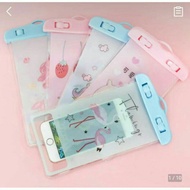 Stock Clearance Transparent Waterproof Phone Cover / Bag Telefon Kalis Air Murah