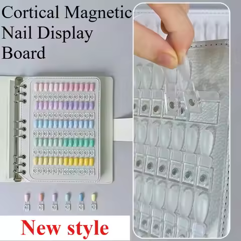 180/240Colors Cortical Magnetic Nail Art Display Board Swatch Book Large Storage Acrylic Hidden Type