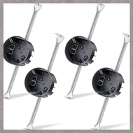 (VCBZ) 4Pcs Ceiling Fan BraceAdjustable 14-24.5Inch Electrical Box with Support Barsfor Ceiling Fan