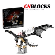 40693 Lorded of Rings Black Dragon My Fell Beast Building Blocks DIY Model Brick Education Desktop T