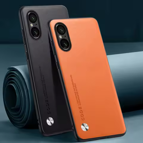 For Sony Xperia 5 V 5V Case Luxury PU Leather Phone Case For Sony Xperia5 V Protective Cover Matte S