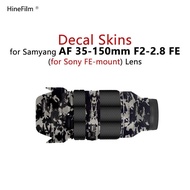 Samyang AF35-150 Lens Sticker Decal Cover Skin Para sa Samyang AF 35-150mm F2-2.8 FE Lens Protector
