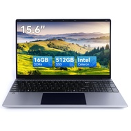 15.6" Laptop Computer, 16GB RAM Laptop Computer, 512GB SSD. Intel Celeron N5095 Processors,1080P Dis