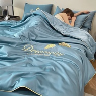 1 PC ล้างผ้านวมฤดูร้อนเหมาะสําหรับห้องนอนผ้าปูที่นอนฤดูร้อนสบายและ Cool คู่เดียว 150/180/200 ซม.