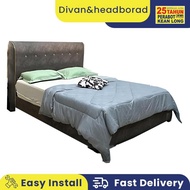 KLSB NCN24201 Divan PVC Bed Frame /Queen size Divan/Bed Frame/Ketil Queen Size/High quality Divan