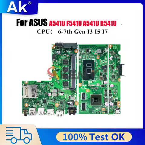X541UV Laptop Motherboard For ASUS VivoBook X541U F541U A541U X541UAK X541UJ A541U X541UV X541UVK R5