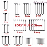 DELMER13P Daisy Chain Cable, 1 to 2 3 5 6 8 10 Ways 1 To 8 Guitar Pedal Power Cord, Power Supply Spl