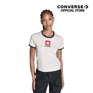 CONVERSE เสื้อ RETRO BOX STAR CROPPED TEE CREAM ผู้หญิง 142T242AF_H5CMXX
